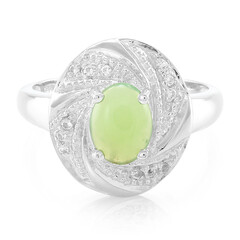 Imperial Chrysoprase Silver Ring