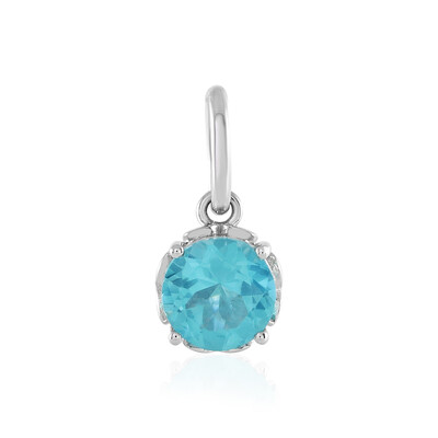 Paraiba Apatite Platinum Pendant