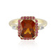 9K Hessonite Garnet Gold Ring (Adela Gold)