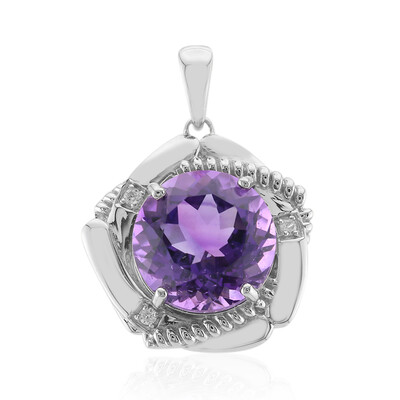 Moroccan Amethyst Silver Pendant