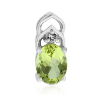 Ouro Verde Quartz Silver Pendant