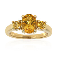 Citrine Silver Ring