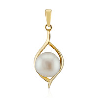 White Freshwater Pearl Silver Pendant