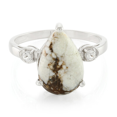 Magnesite Silver Ring