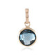 9K London Blue Topaz Gold Pendant