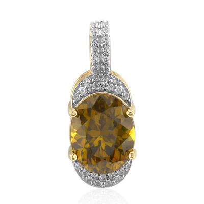 9K Bulgarian Sphalerite Gold Pendant