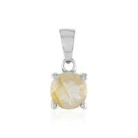 Rutile Quartz Silver Pendant