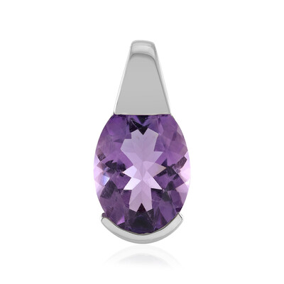 Amethyst Silver Pendant