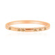 9K SI1 Argyle Rose De France Diamond Gold Ring (Annette)