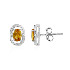 Citrine Silver Earrings