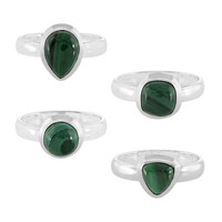 Malachite Silver Ring