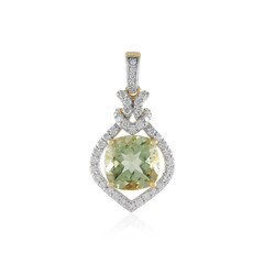 14K Ouro Verde Quartz Gold Pendant (SUHANA)