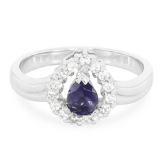 Ceylon Iolite Silver Ring