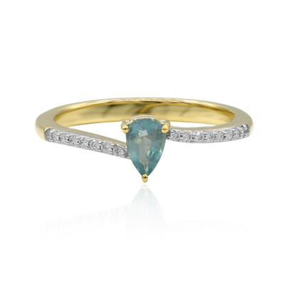 18K Grandidierite Gold Ring (AMAYANI)