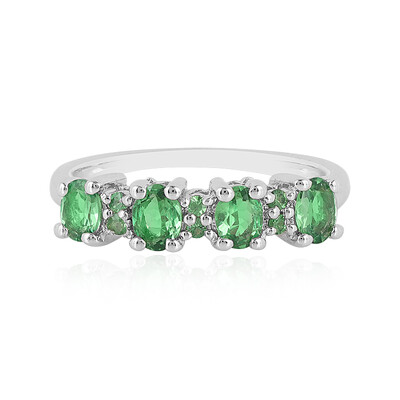 Tsavorite Silver Ring