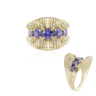 9K AAA Tanzanite Gold Ring (Ornaments by de Melo)