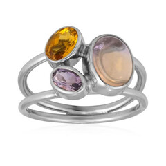 Ametrine Silver Ring