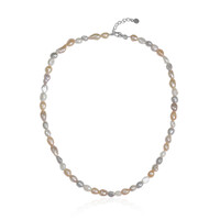 Freshwater pearl Silver Necklace (TPC)