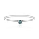 I2 Sky Blue Diamond Platinum Ring