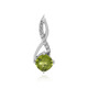 Peridot Silver Pendant