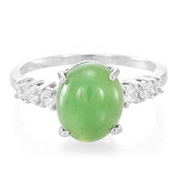 Imperial Chrysoprase Silver Ring