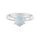 Brazilian Aquamarine Silver Ring