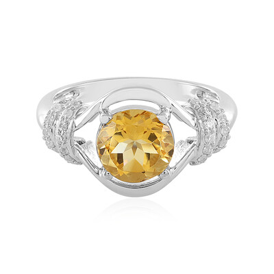 Citrine Silver Ring