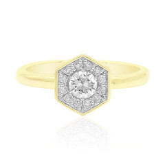 14K SI1 (G) Diamond Gold Ring