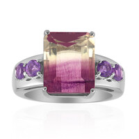 Bi Colour Fluorite Silver Ring (Pallanova)