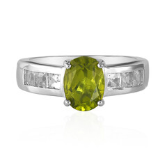 Arizona Peridot Silver Ring