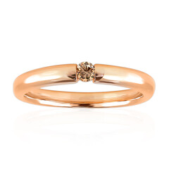 9K VS1 Argyle Rose De France Diamond Gold Ring