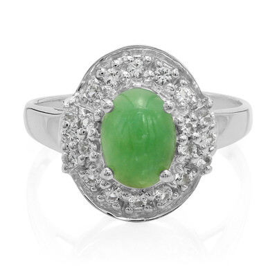 Imperial Chrysoprase Silver Ring