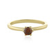 I3 Cognac Diamond Silver Ring