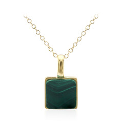 Malachite Silver Necklace