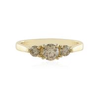 9K I2 Champagne Diamond Gold Ring (de Melo)