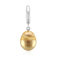 Kabira Golden South Sea Pearl Silver Pendant (TPC)