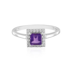 Amethyst Silver Ring