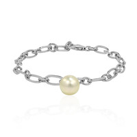 Kabira Golden South Sea Pearl Silver Bracelet (TPC)