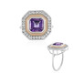 Uruguayan Amethyst Silver Ring