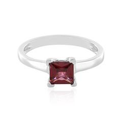 Raspberry Rhodolite Silver Ring