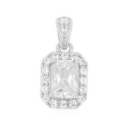 Zircon Silver Pendant