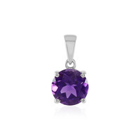 Amethyst Silver Pendant