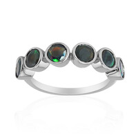 Mezezo Opal Silver Ring