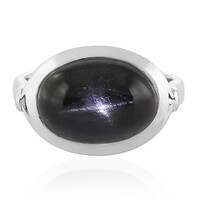 Indian star diopside Silver Ring