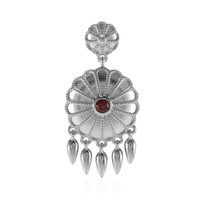 Mozambique Garnet Silver Pendant