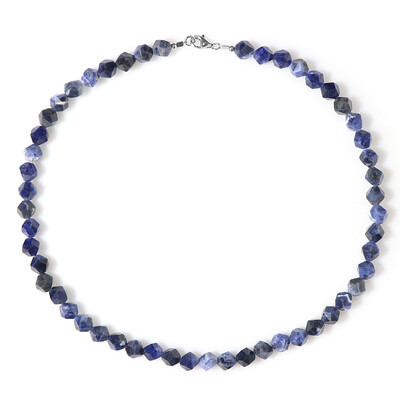 Sodalite Silver Necklace