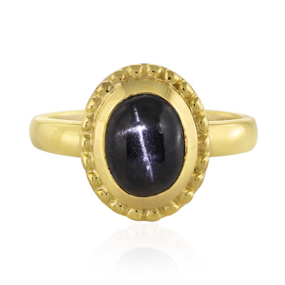 Indian star diopside Silver Ring