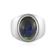 Mezezo Opal Silver Ring