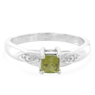 Fancy Tourmaline Silver Ring