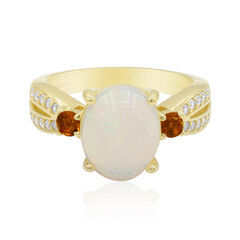 Welo Opal Silver Ring